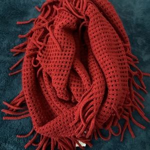 Maroon infinity scarf